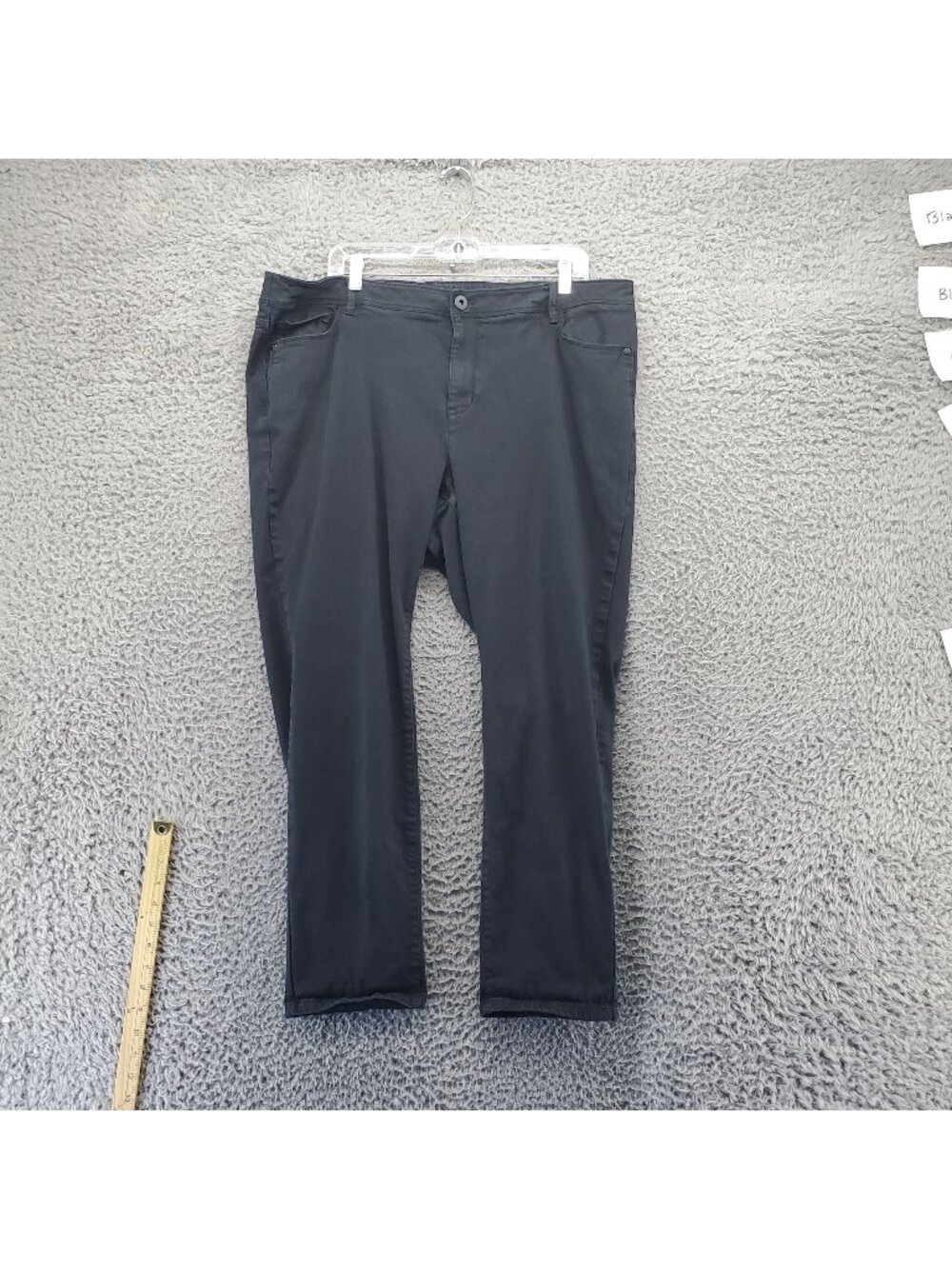 J Jill Pants Womens 18 Black Slim Ankle Authentic Fit Denim Stretch *Read*